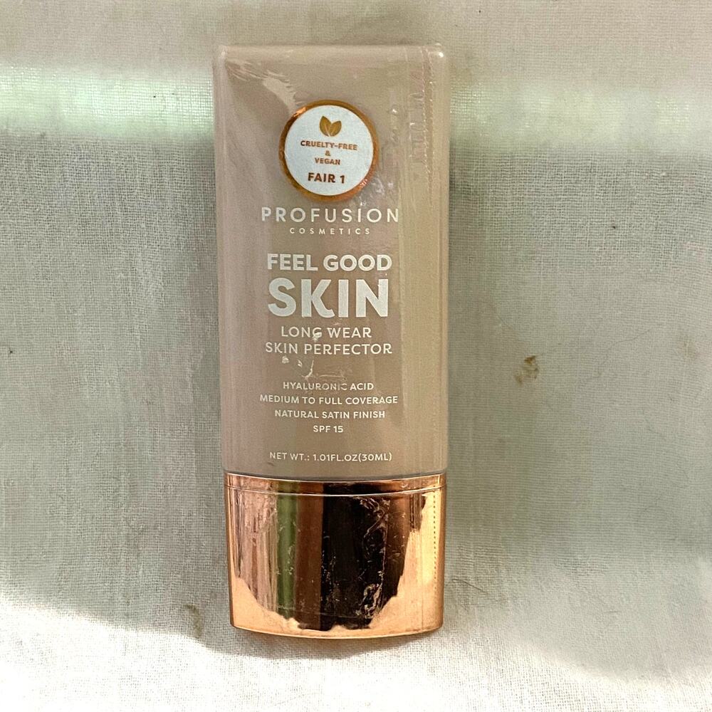 Profusion Cosmetics Feel Good Skin Long Wear Skin Perfector Fair 1 1.01 oz